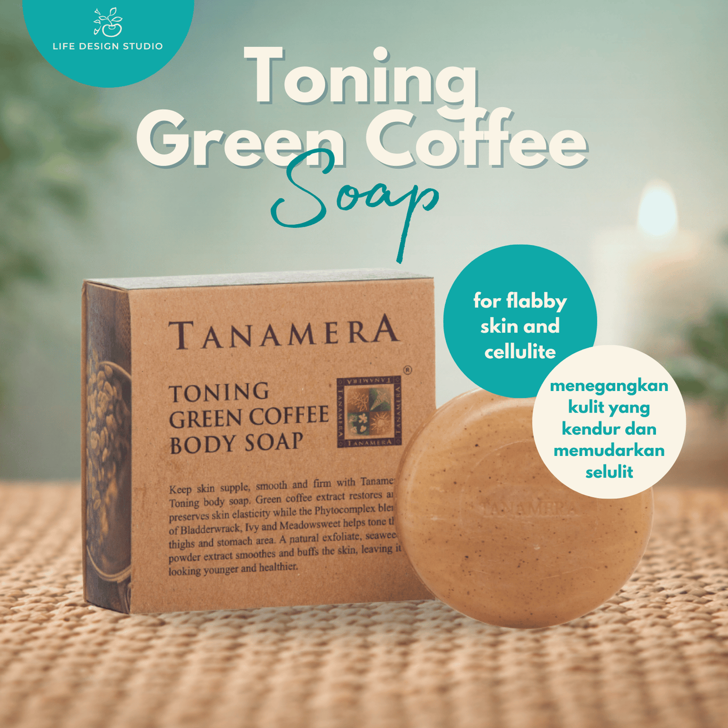 Tanamera Toning Green Coffee Body Soap (100 gm)