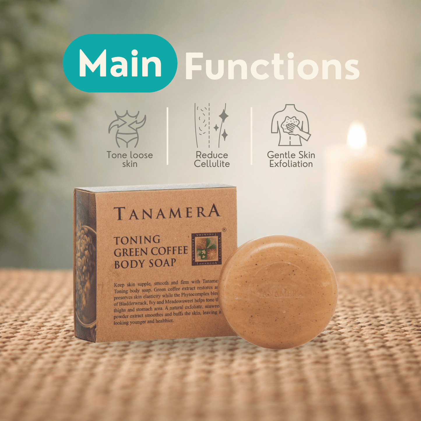 Tanamera Toning Green Coffee Body Soap (100 gm)