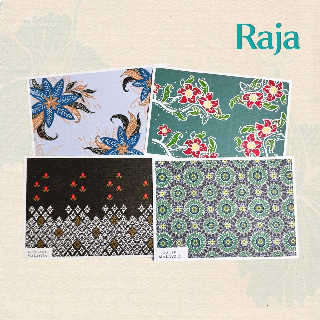 RAJA BATIK & SONGKET CARDS