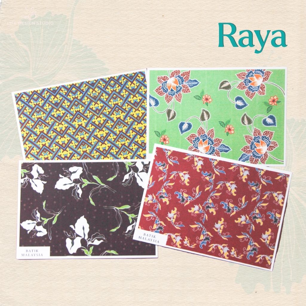 RAYA BATIK & SONGKET CARDS