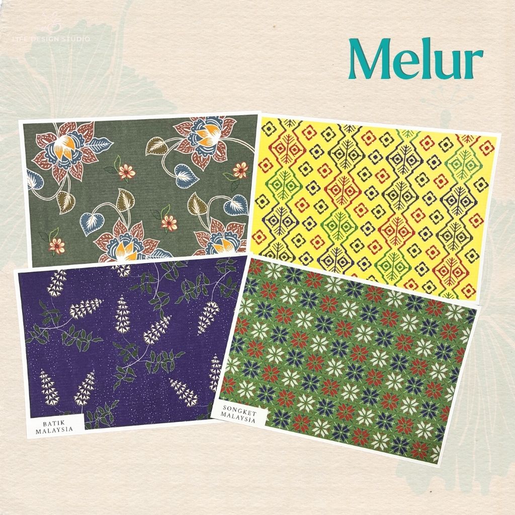 MELUR BATIK & SONGKET CARDS