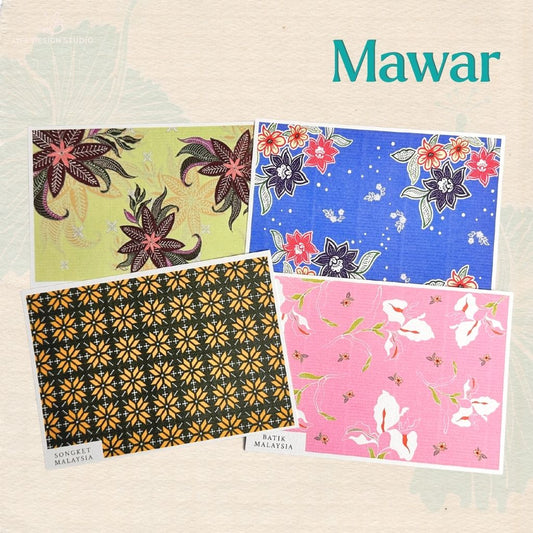MAWAR BATIK & SONGKET CARDS