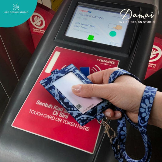 Damai Batik Lanyard & Card Holder