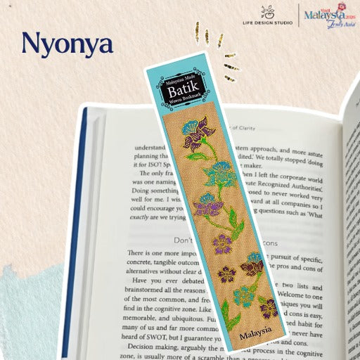 Woven Batik and Songket Bookmark