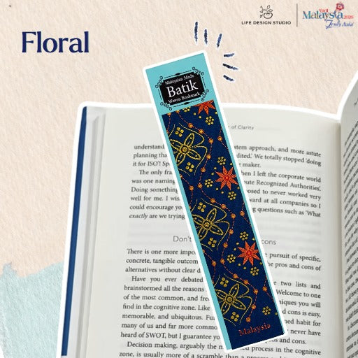 Woven Batik and Songket Bookmark