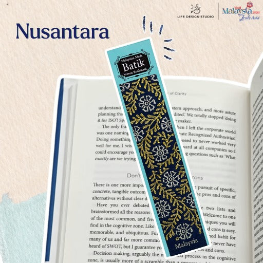 Woven Batik and Songket Bookmark