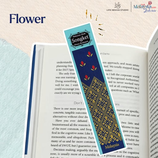 Woven Batik and Songket Bookmark