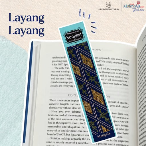 Woven Batik and Songket Bookmark