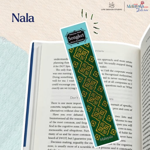 Woven Batik and Songket Bookmark