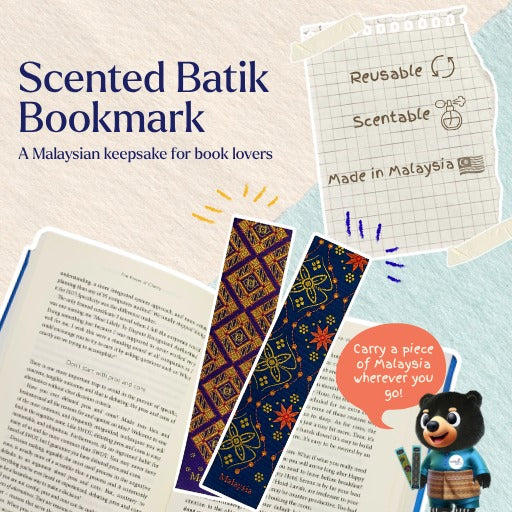 Woven Batik and Songket Bookmark