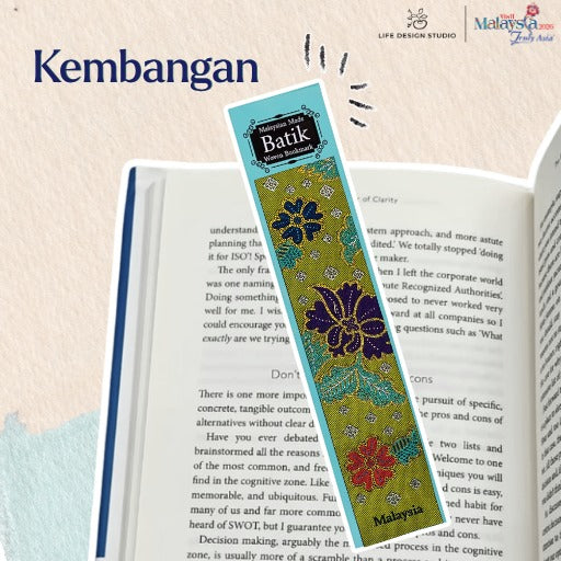 Woven Batik and Songket Bookmark