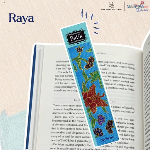 Woven Batik and Songket Bookmark