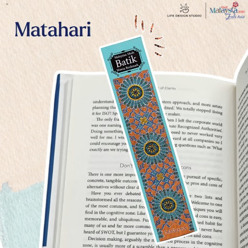 Woven Batik and Songket Bookmark