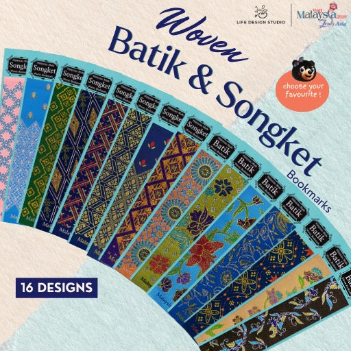 Woven Batik and Songket Bookmark