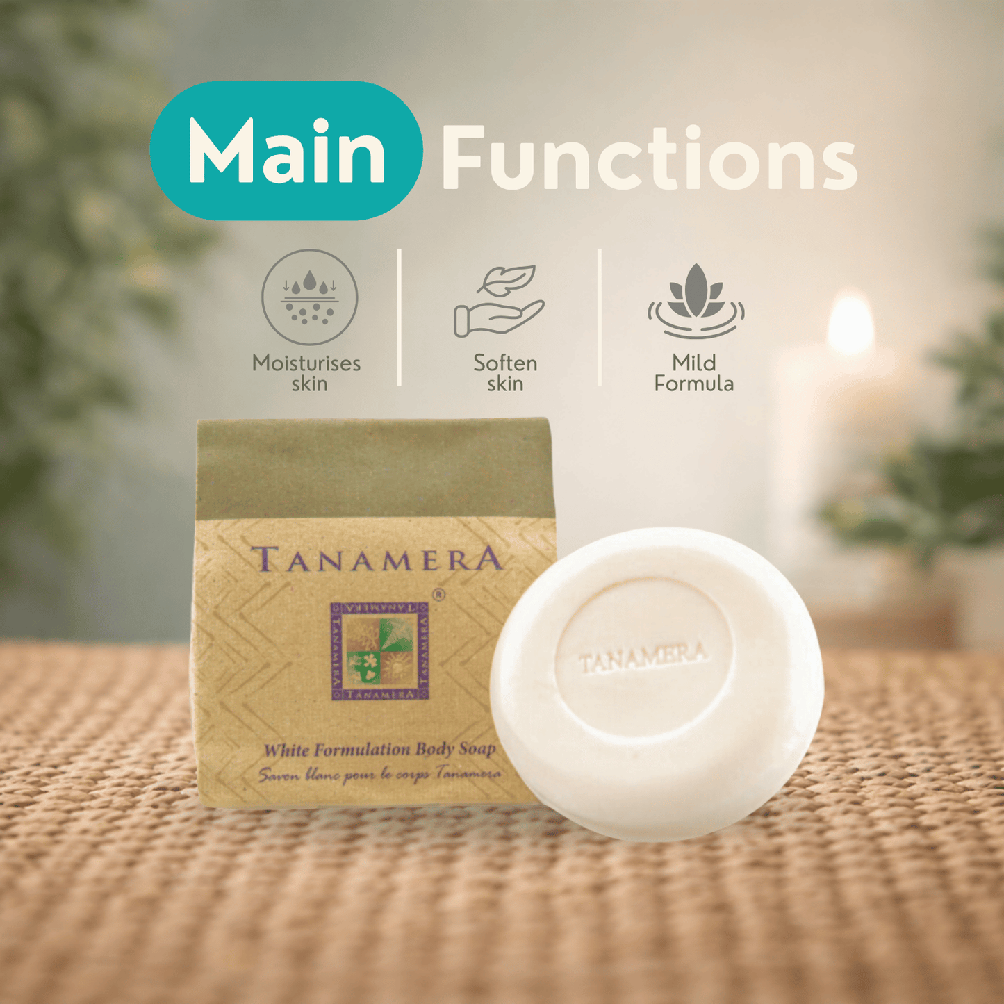 Tanamera White Formulation Body Soap (100 gm)