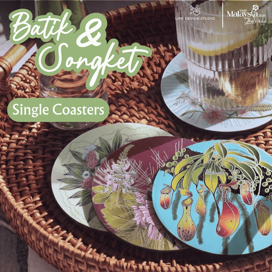Batik Coaster Bunga Edition (Single Piece)