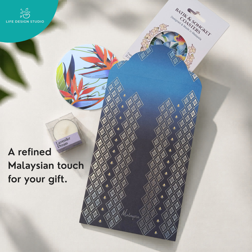Batik & Songket Elegance Envelope | Multi-Purpose Gift Sleeve