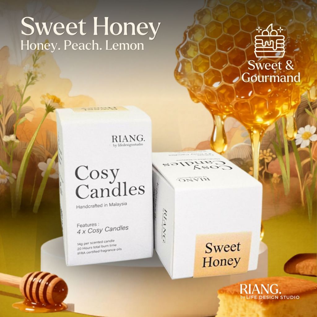 Riang. Cosy Candles (4pcs)