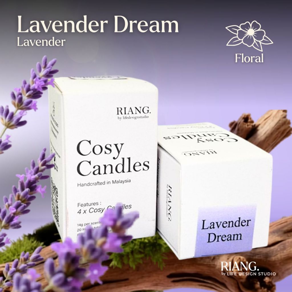 Riang. Cosy Candles (4pcs)
