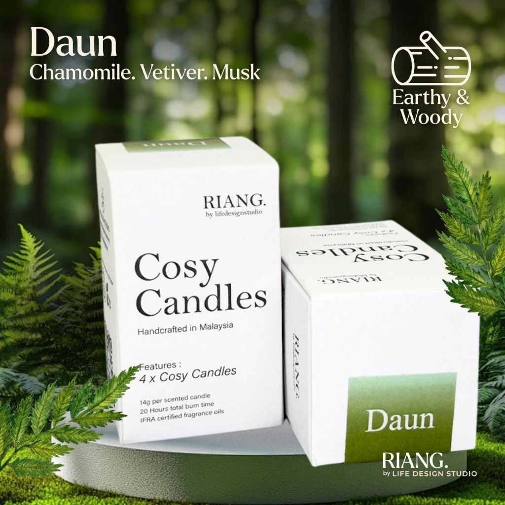 Riang. Cosy Candles (4pcs)