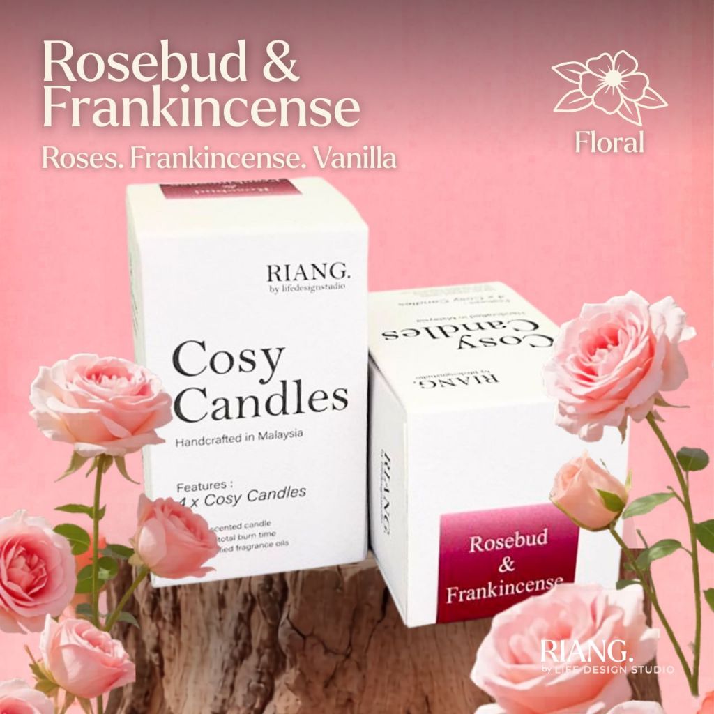 Riang. Cosy Candles (4pcs)