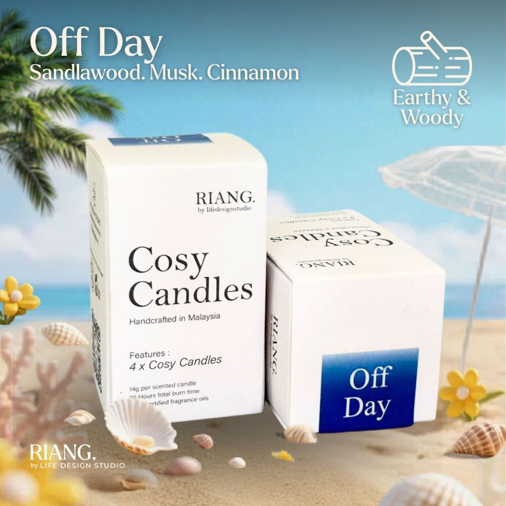 Riang. Cosy Candles (4pcs)