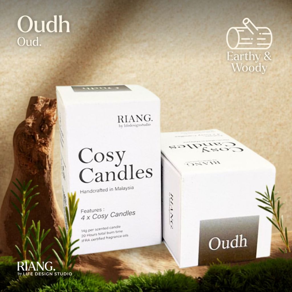 Riang. Cosy Candles (4pcs)