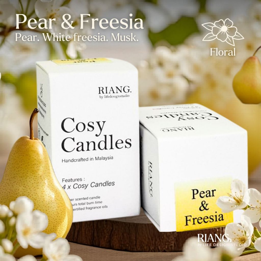 Riang. Cosy Candles (4pcs)