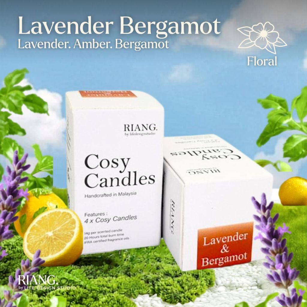Riang. Cosy Candles (4pcs)