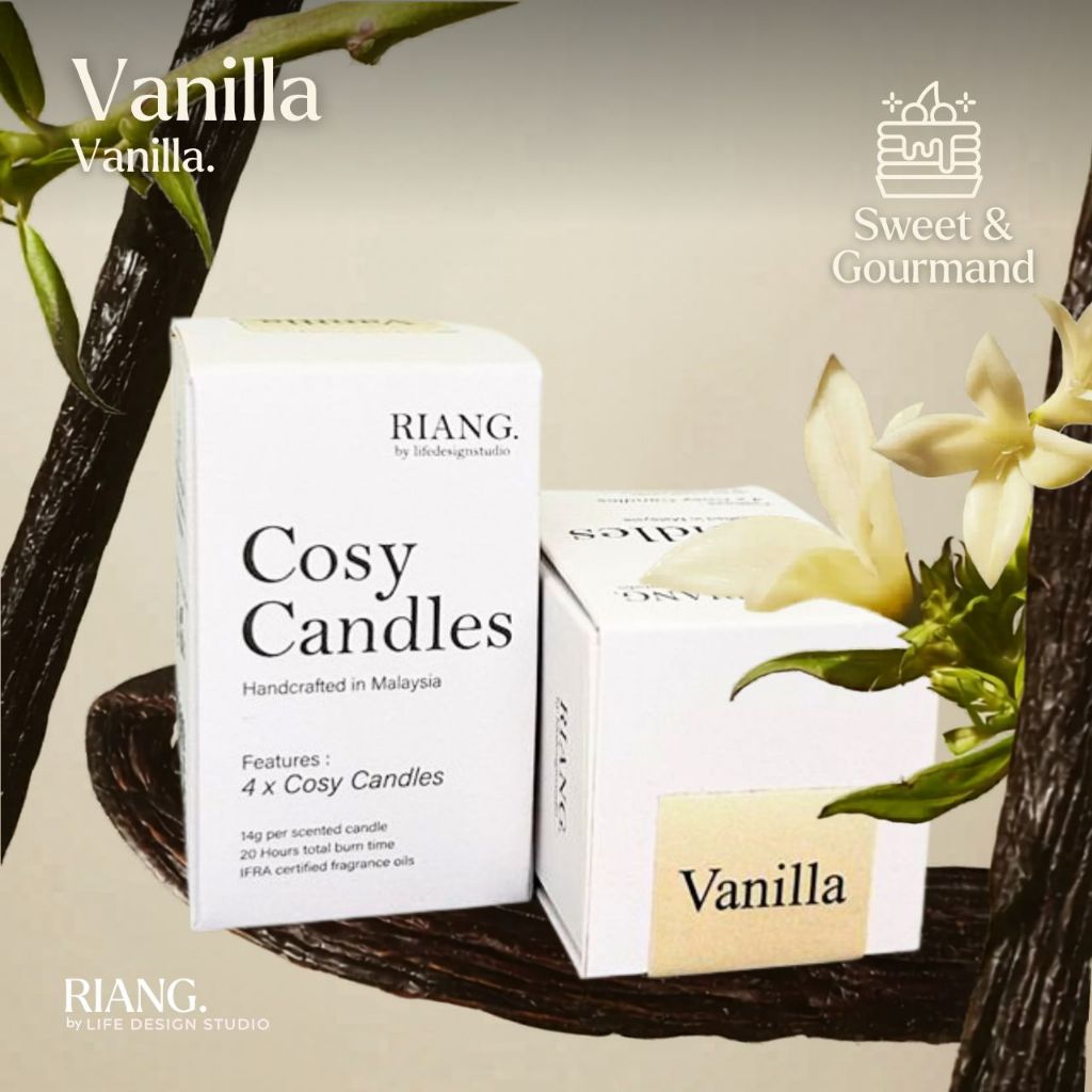 Riang. Cosy Candles (4pcs)