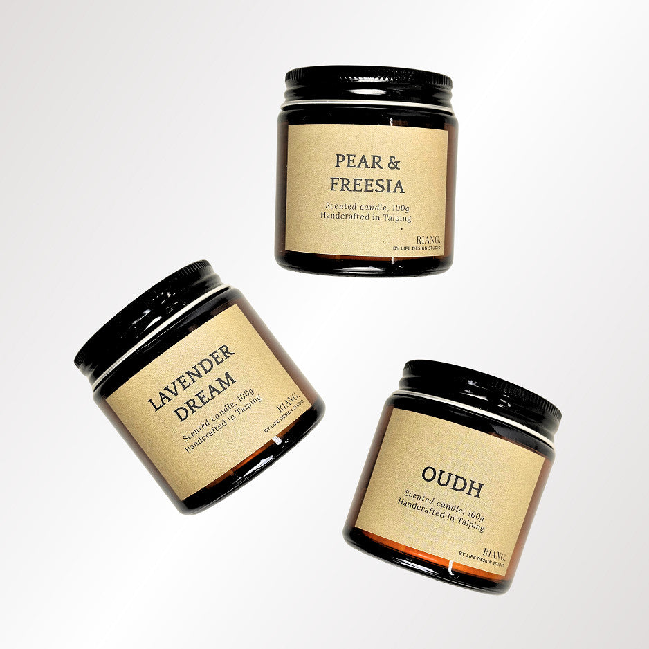 Amber Candle Duo    .