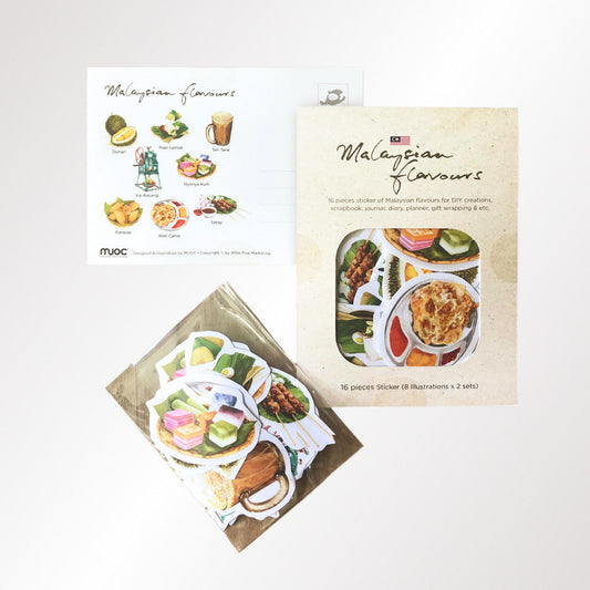 MUOC Malaysian food sticker