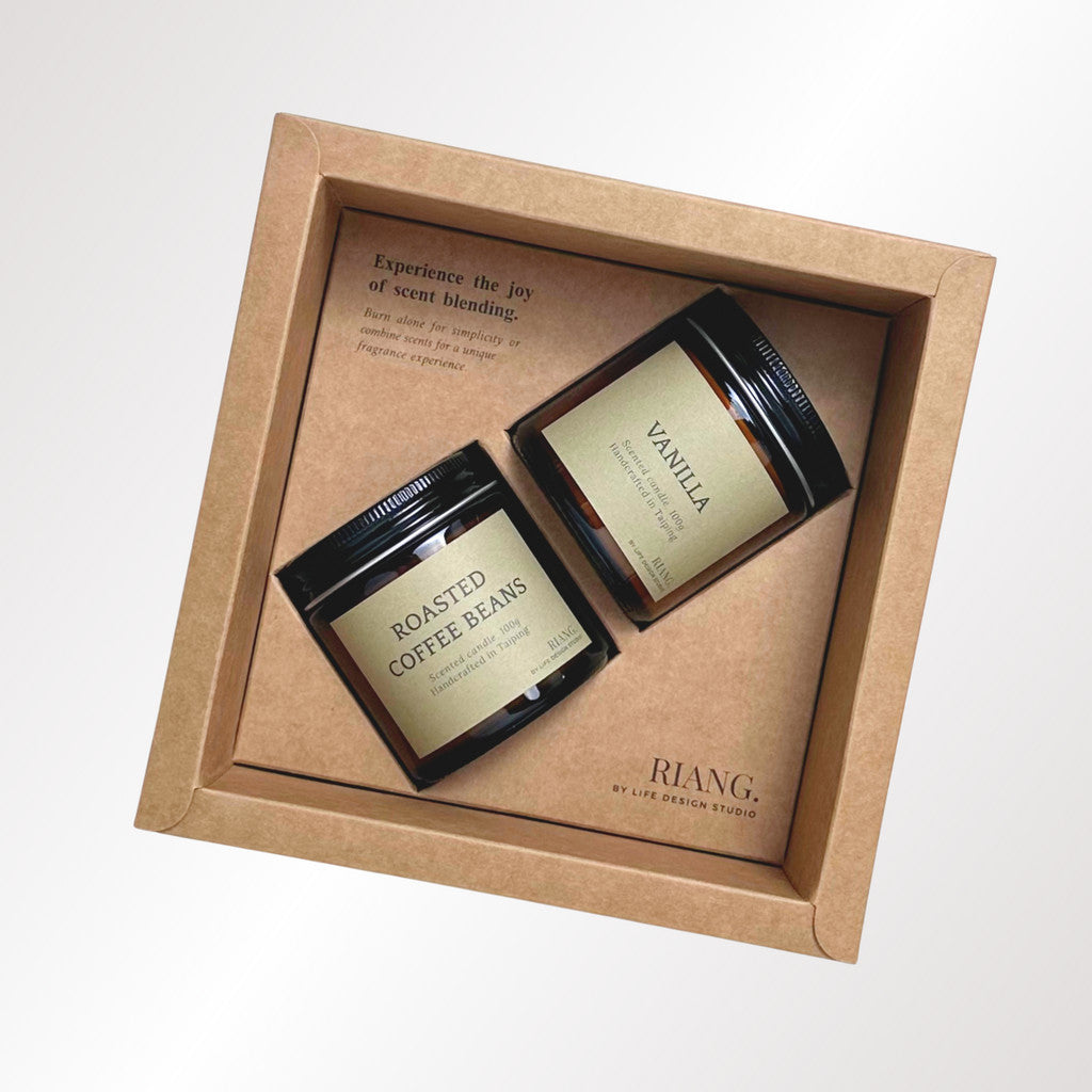 Amber Candle Duo    .