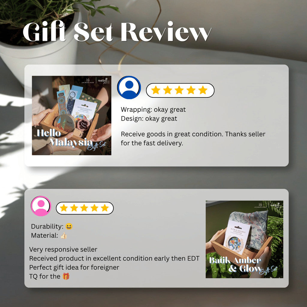 The Nyonya Bloom Gift Set | Malaysian Souvenir, Door Gift, Corporate Gift, Wedding Favours | Life Design Studio